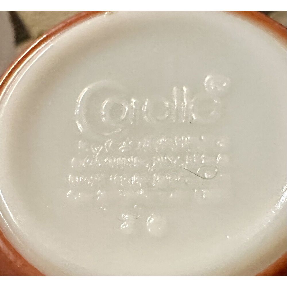 Vintage Set of 4 Corning Red/Copper Corelle Mugs Corningware Tableware NY USA - Picture 3 of 3